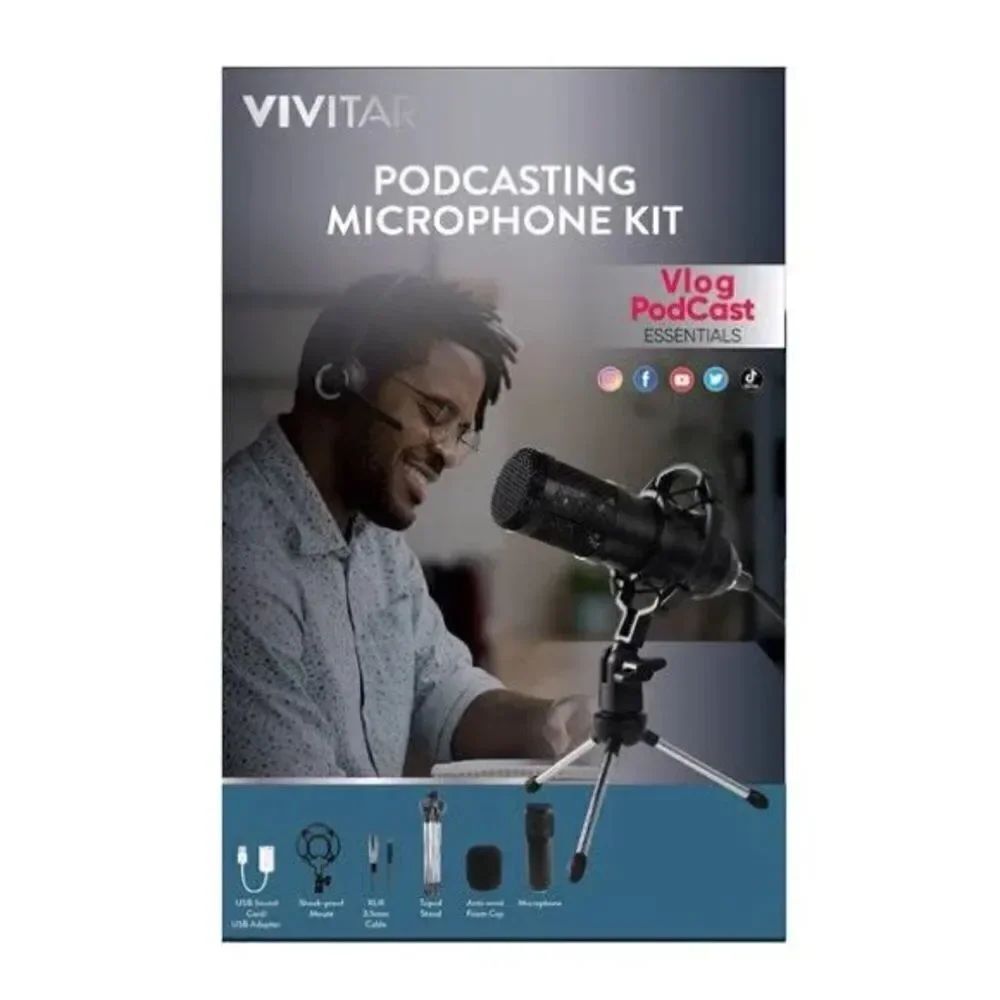 Vivitar Podcasting Microphone Kit